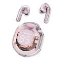 TWS wireless headset Bluetooth headset sports game headset noise reduction earplug bass touch phone for all smartphones Oasis Select Lotus Pink