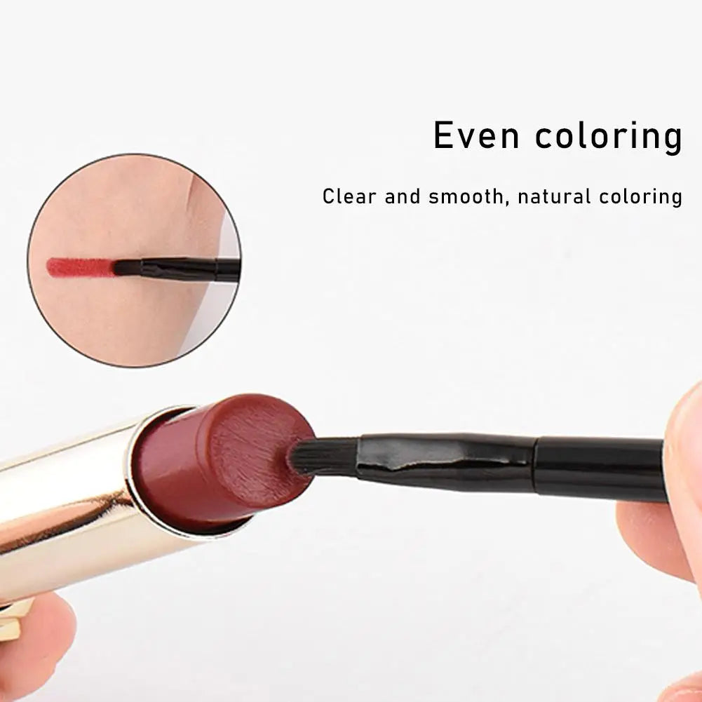 Makeup Lip Brushes Lipliner brushes Black with Cap Retractable Lipstick Brush Travel Portable lip scrub brush Gloss Makeup Brush Oasis Select
