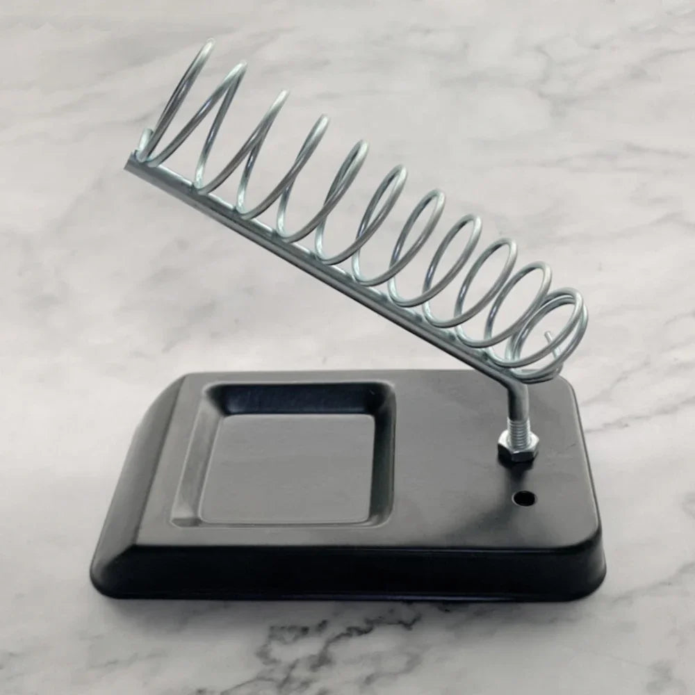 Soldering Iron Stand Portable Holder Soldering Tin Stand with Welding Cleaning Sponge Electric Soldering Iron Accessories Oasis Select