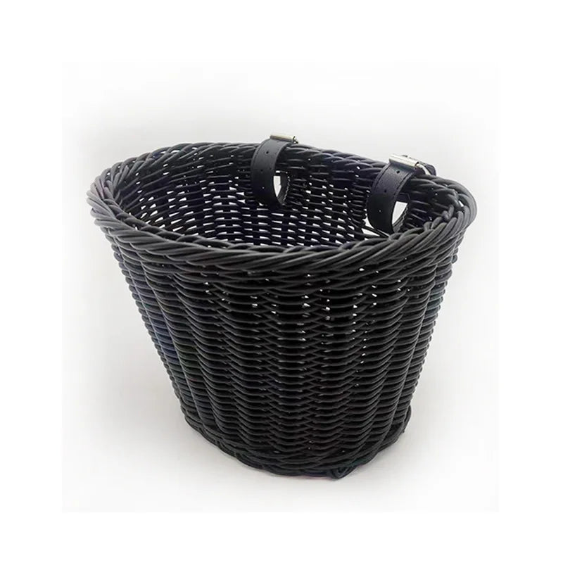 Eco-friendly Woven Rattan Baskets Fit Scooters Baby Walkers
