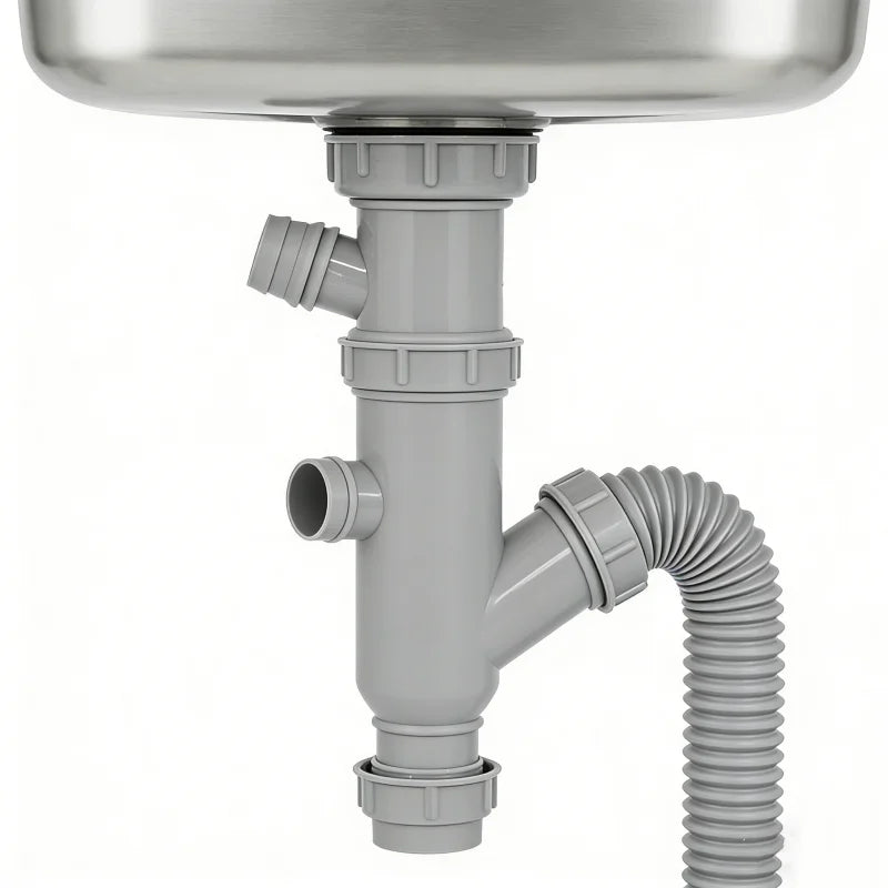 1PC Water Pipe Three-way Head Hose Connection Wash Basin Sink Waterer Pipe Interface Pipe Connector Kitchen Bathroom Accessories Oasis Select