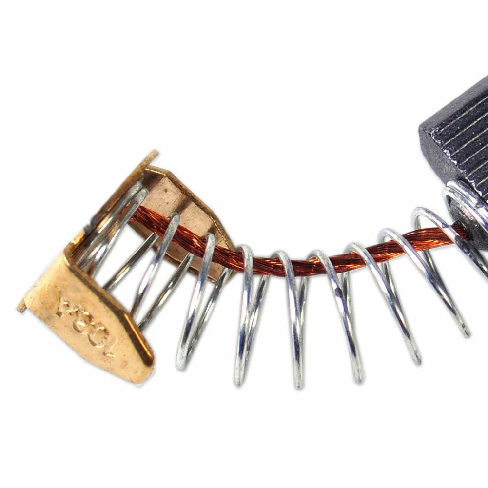 10pcs Carbon Brushes For CB104 CB106 CB116 Planer 6X10X15mm For Circular Saws Chop Saws Angle Grinder Oasis Select