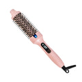 2-in-1 Electric Straightening & Curling Brush 38mm Styler