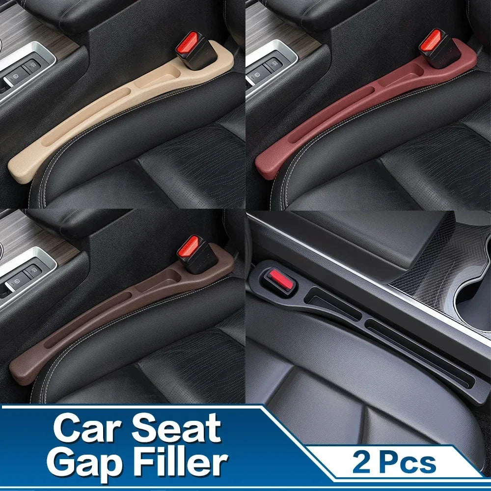 2PCS Car Seat Gap Filler Between Seats Crevice Interior Decoration Accessories For BMW AUDI VW Mercedes Benz Toyota Ford KIA ETC Oasis Select