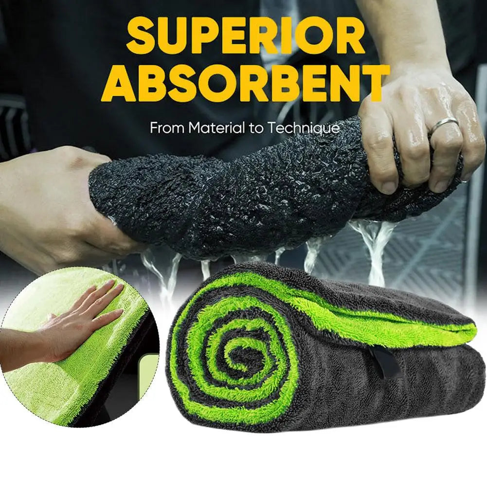 Double-Sided Microfiber Twist Car Wash Towel | Detailing Cloth
