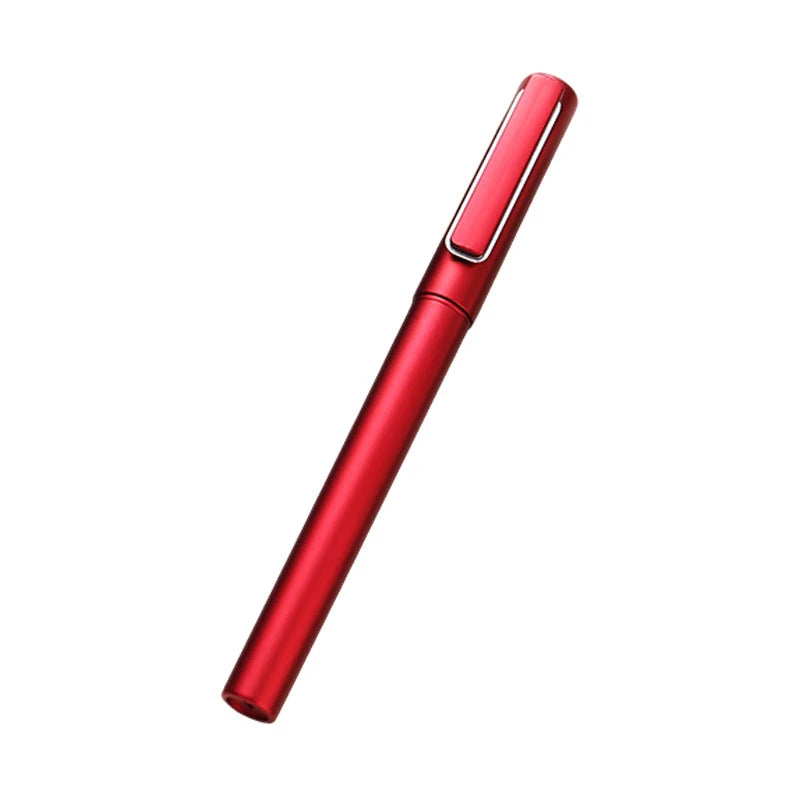1Pc Metal Rollerball Pen Black Refill 0.5mm Nib Ballpoint Pens High Quality Business Office Student Signature Pen Gift Oasis Select A4