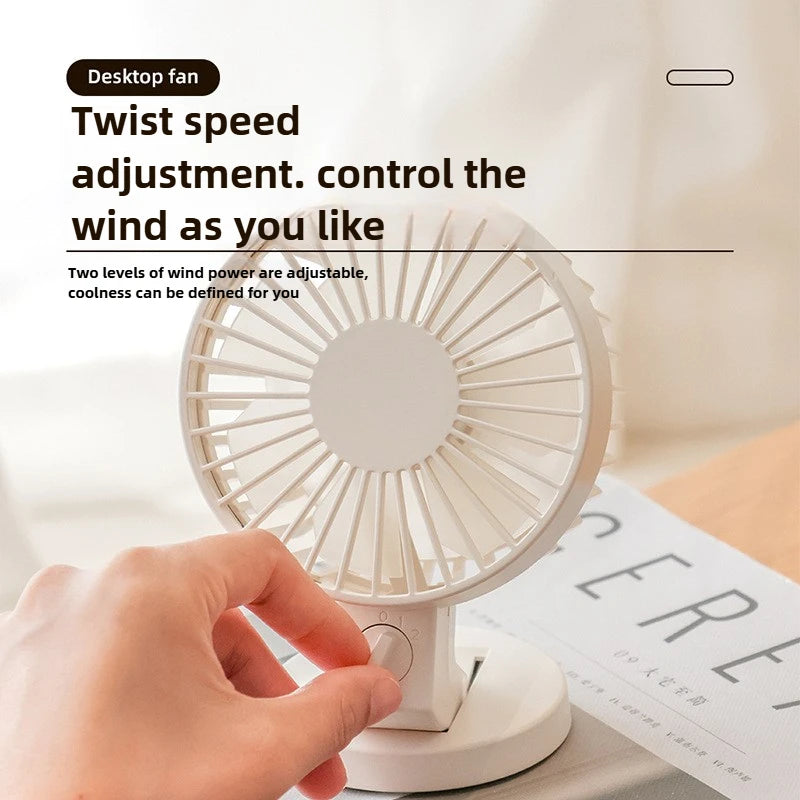 URGGU Mini USB Desktop Fan – Dual Blade Portable 5W Cooling