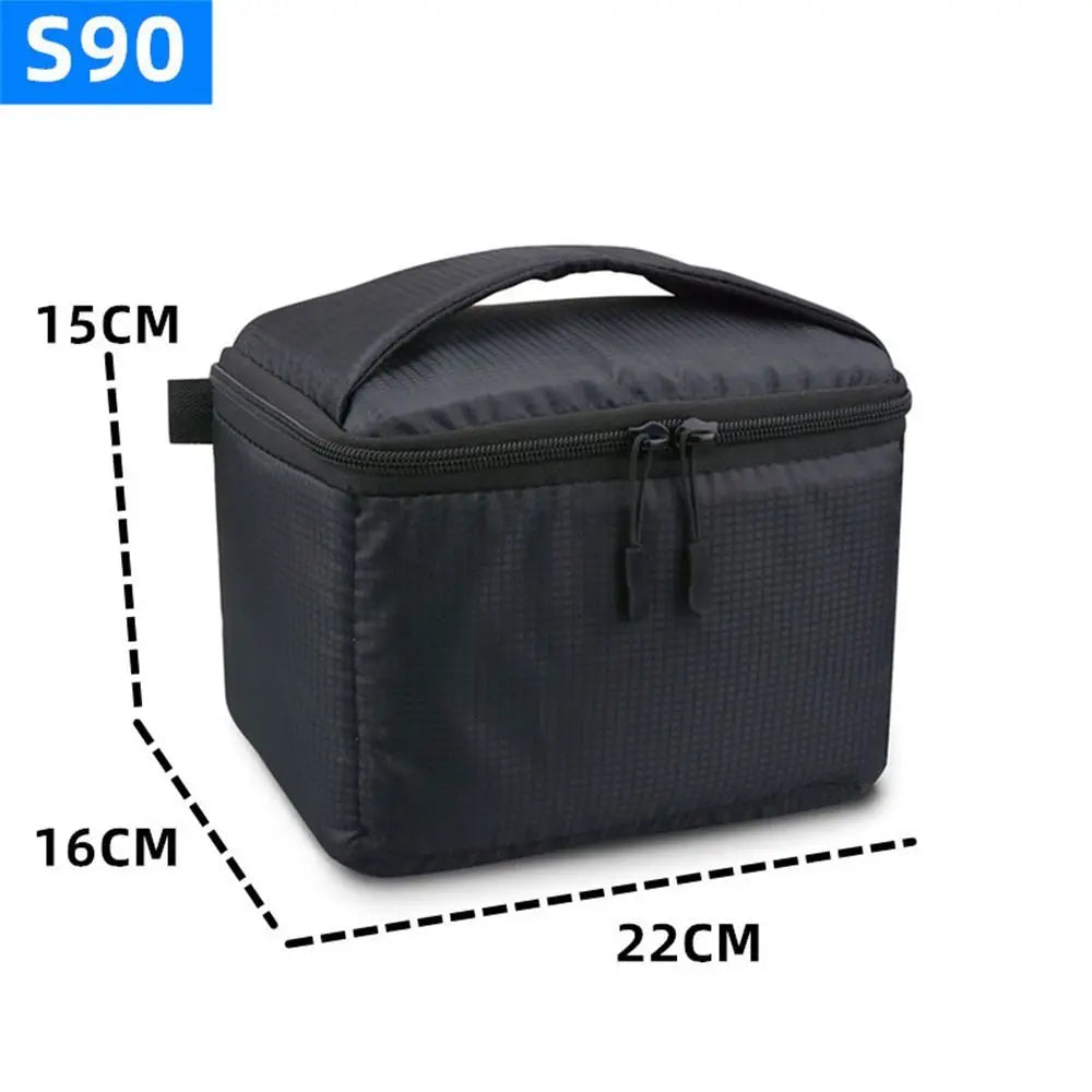 Waterproof DSLR Camera Inserts Bag Portable Inner Partition Padded Protector Bag Super Thick Drop-Proof Liner Inserts Handbag Oasis Select --S90