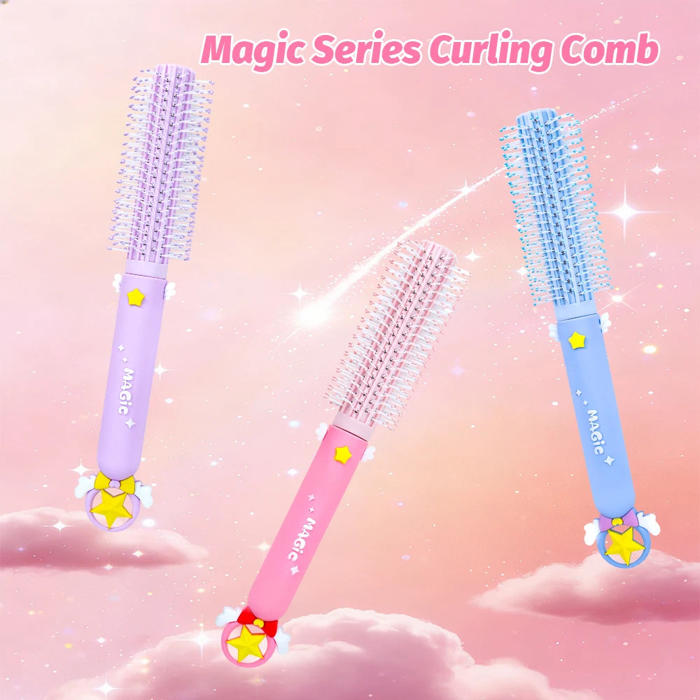 Magic Round Hair Brush – Thermal Curling & Blow Dry Tool Round Hair Brush Oasis Select