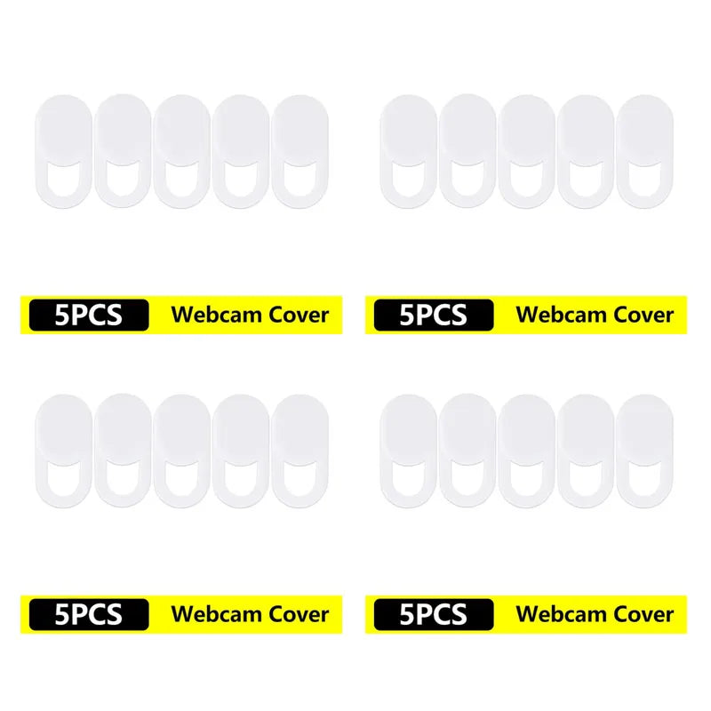 5/10/20pcs Universal Ultra-Thin Laptop Webcam Cover Shutter Antispy Camera Cover For Web Laptop Mobile Phone Lens Privacy Cover Oasis Select 20pcs White