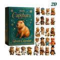 Capybara Advent Calendar – 24 Acrylic Christmas Ornaments