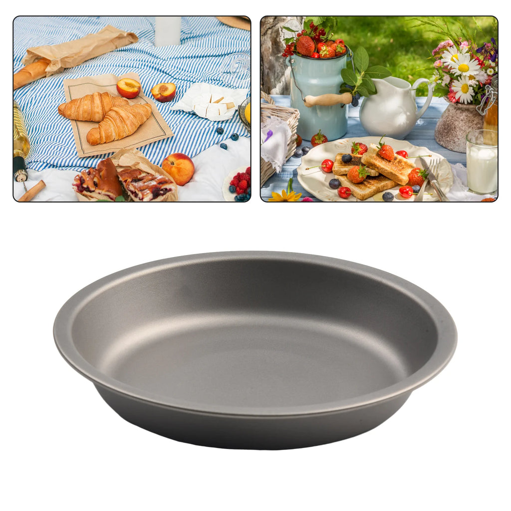 1pc Camping Hiking Bowl Dish Plate 5.5*1.0" Titanium Outdoor Pan Tableware Cookware For Food Fruit Sauce Garden Indoor Tools Oasis Select Default Title