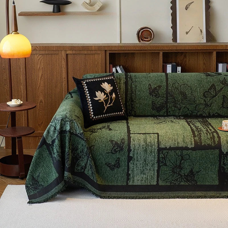 Sofa Towel New Medieval Sofa Cover Four Season Universal Retro Living Room Decoration Home Textile Products Oasis Select