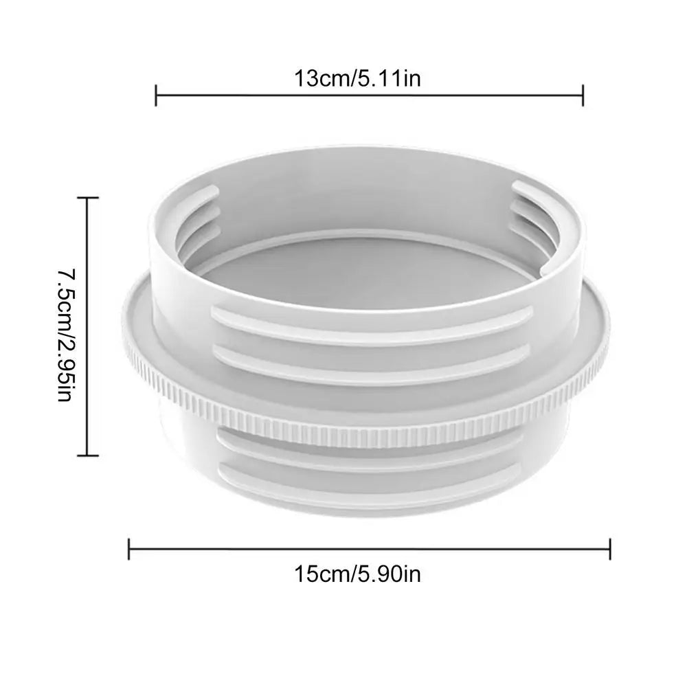 Air Conditioner Hose Adapter Portable AC Coupler Universal Hose Reducer Split Vent Conditioning Drain Screen Exhaust Connector