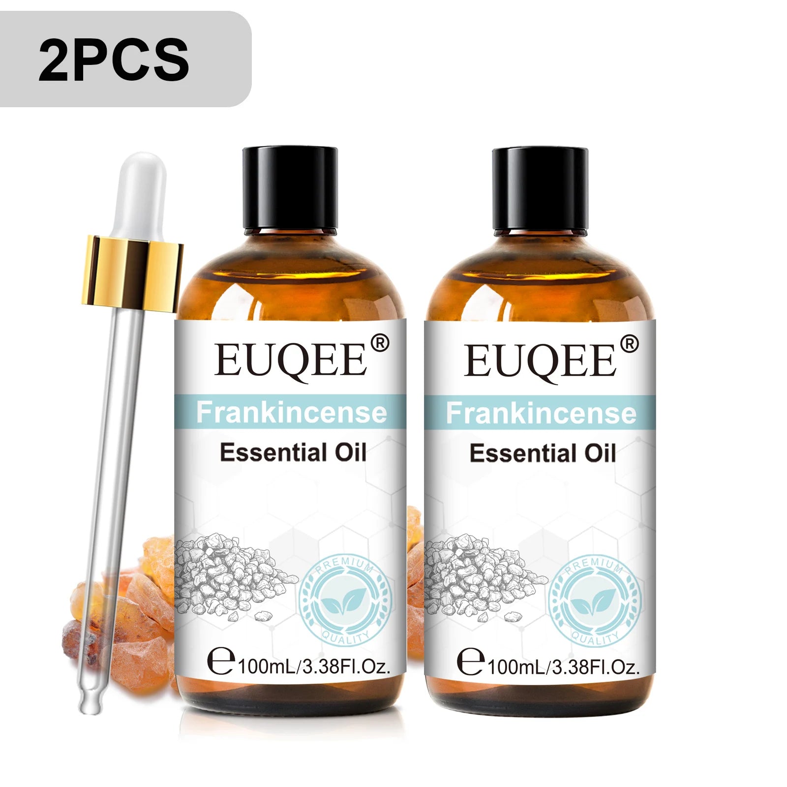 EUQEE 100ml Essential Oil for Diffuser – Lavender, Rose & More