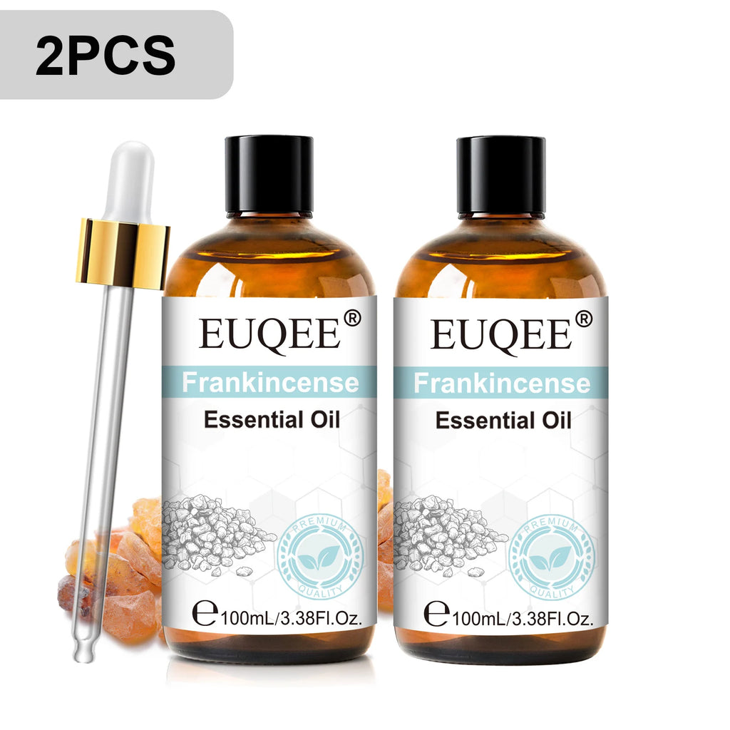EUQEE 100ml Essential Oils – Lavender, Vanilla, Lemon & Cinnamon