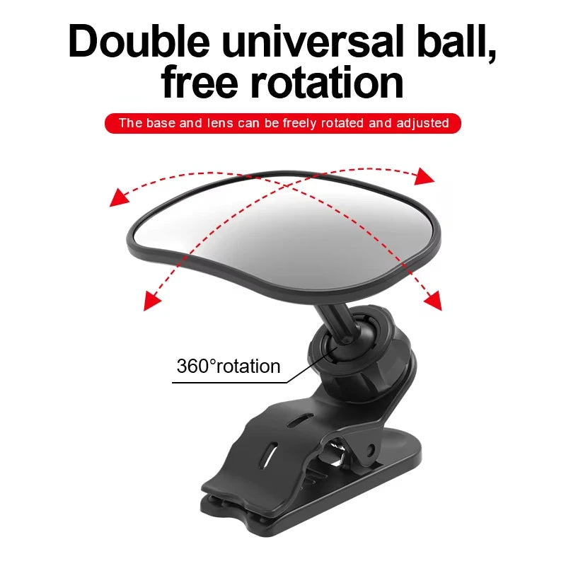 360° Rotatable Baby Car Mirror – Rear Facing Infant View