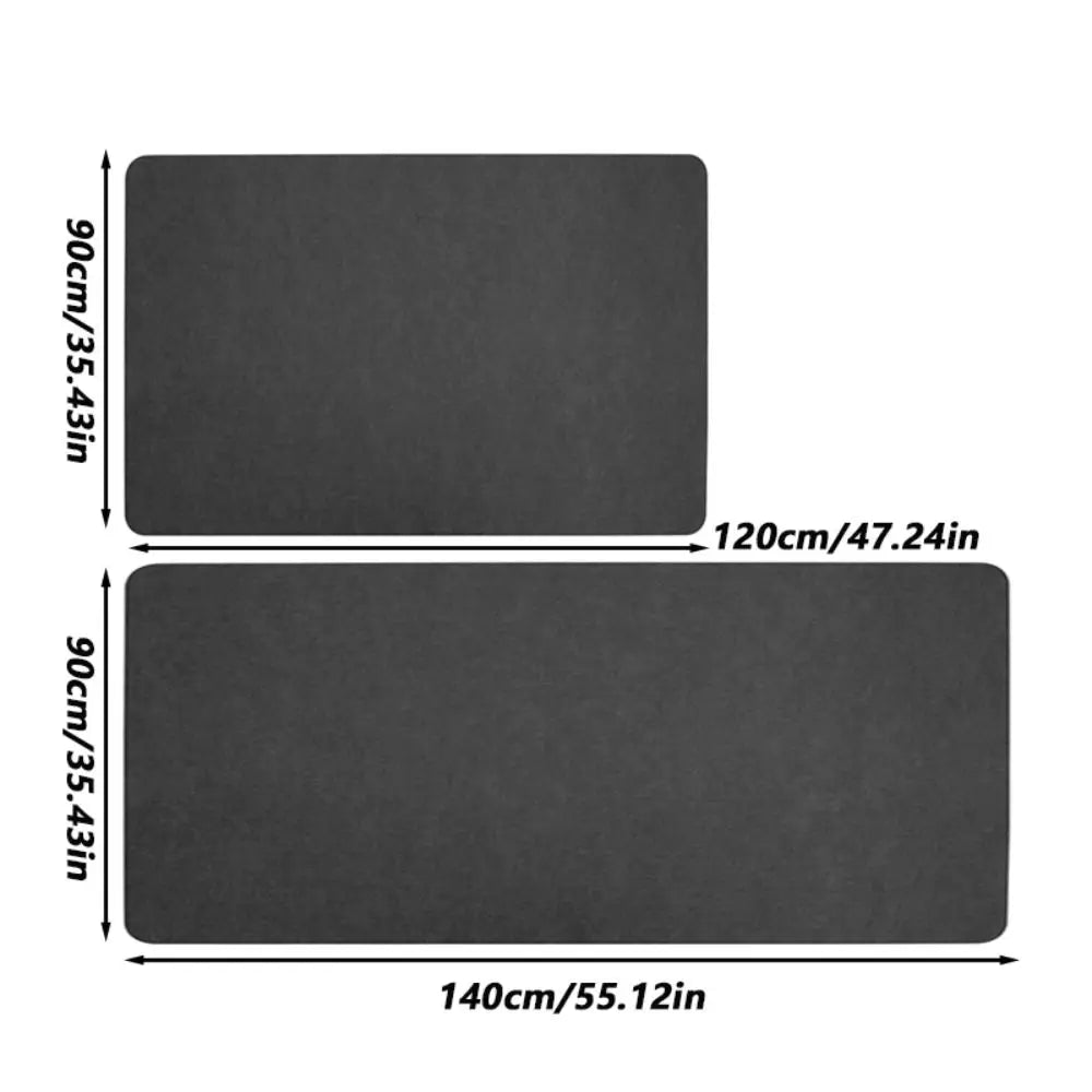 Simple Non Adhesive Office Chair Mat Self-adhesive Anti Slip Rolling Wheelchair Carpet Wooden Floor Protection Pad Home Office Oasis Select