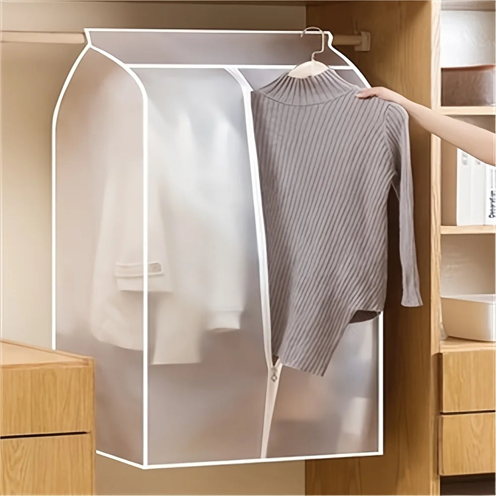 Clothing Dust Cover Transparent Dress Garment Dust Cover Storage Bag Case Organizer Wardrobe Clothing Hanging Dust Proof Bag Oasis Select