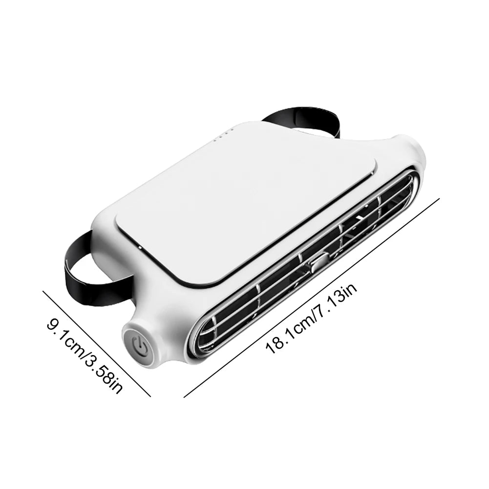 Car Headrest Cooling Fan 3 Speeds Adjustable Car Air Cooling Fan 5V/2A Electric Fan Car Rear Backrest Fan Car Interior Accessory Oasis Select