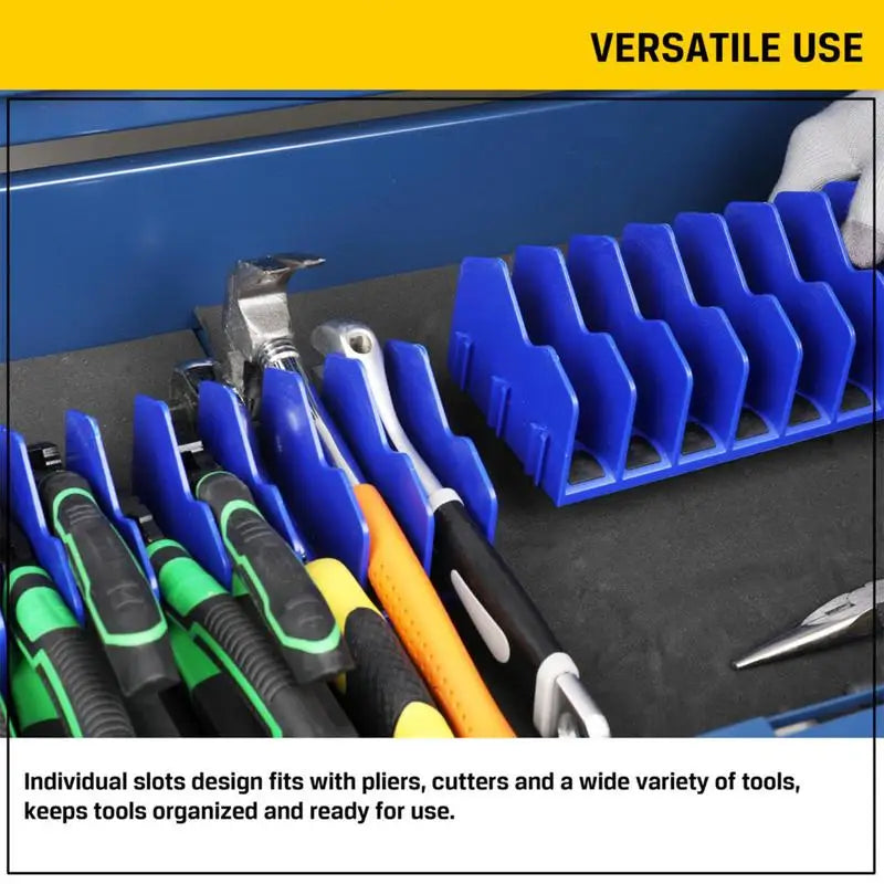 Practical plier organizer rack Holds up to ten pliers Drawer Toolbox Sturdy Pliers Tool Organizer Storage Rack Space-Saving Oasis Select