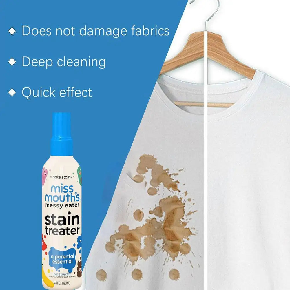 Stain Remover Spray Portable Stain Treater For Laundry Fabric Oil Remover Clothing Stain Remover For Clothes Stain Treater Spray Oasis Select