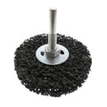 2/3/4 Inch Strip Abrasive Wheel With 6mm Shank Rotary Polishing Disc For Rust Paint Removal Metal Surface Derusting Power Tool Oasis Select black 1pcs 75mm
