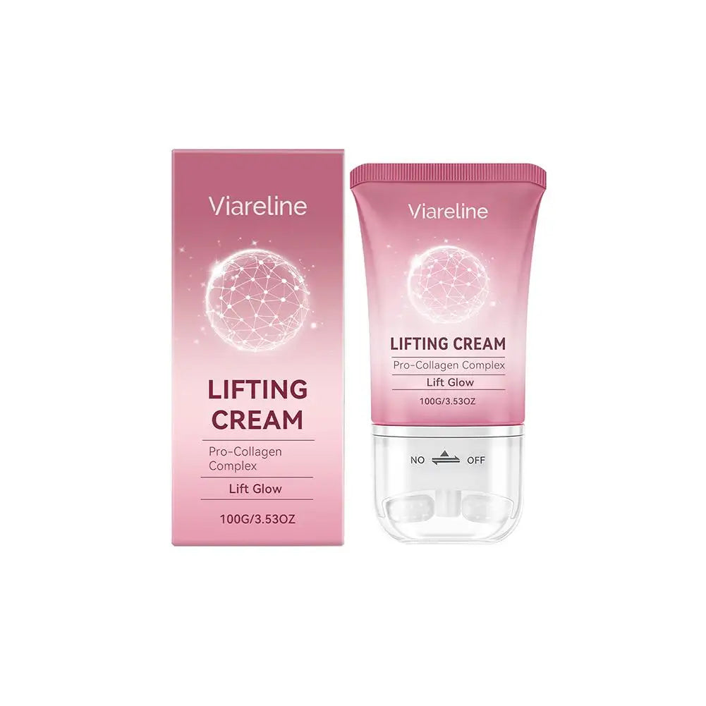 Pro-Collagen Firming Neck Cream With Massage Roller, Lifting, Reduces Fine Lines, Neck Skin Tightening, Anti-Aging, Necks Care Oasis Select 100ml