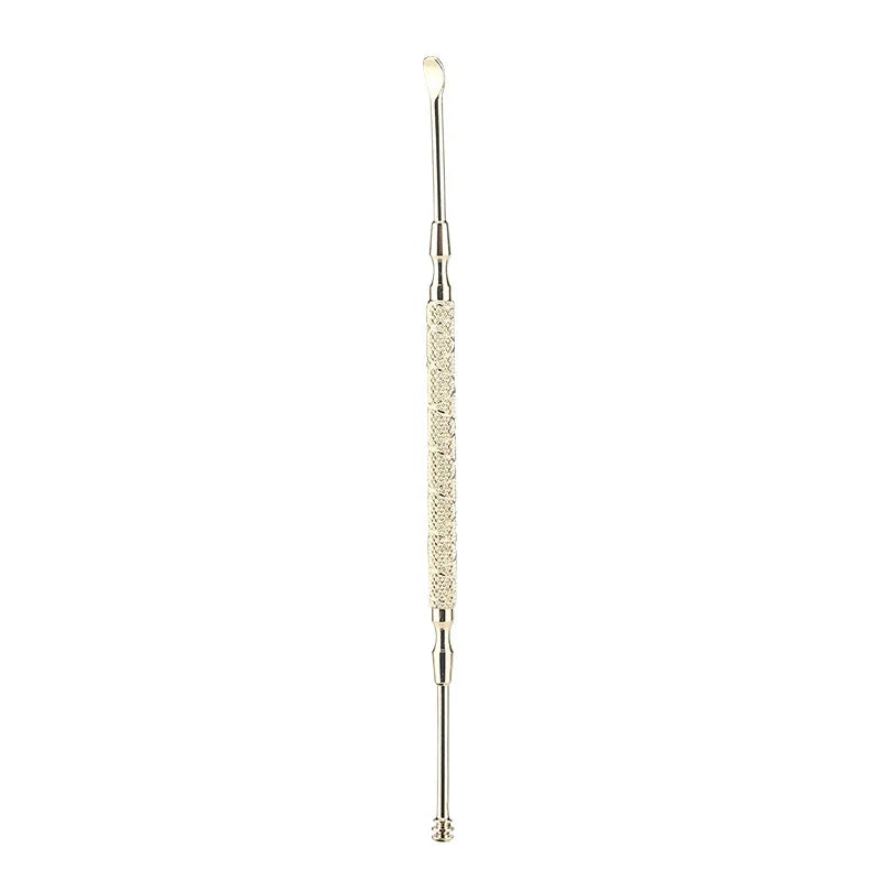 Stainless Steel Ear Wax Remover & Ear Massage Earpick Tool Ear Care Tool Oasis Select golden