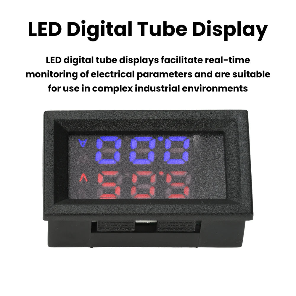 DC 4-30V 10A LED Digital Voltmeter Ammeter Car Motocycle Voltage Current Meter Volt Detector Tester Monitor Panel ﻿ Oasis Select
