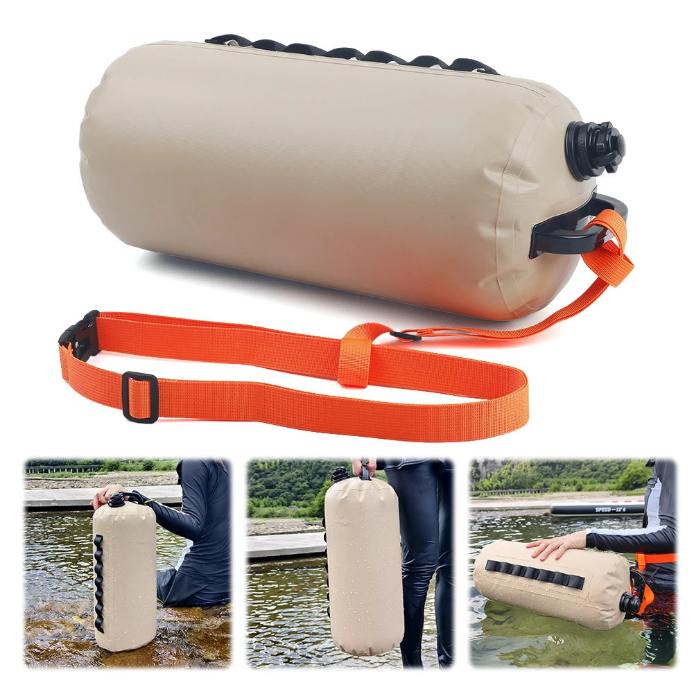 3-1PCS Swim Buoy Float Multifunctional Water Weight Bag Water Storage Bag Water Container Bag for Beach Pool Snorkeling Oasis Select