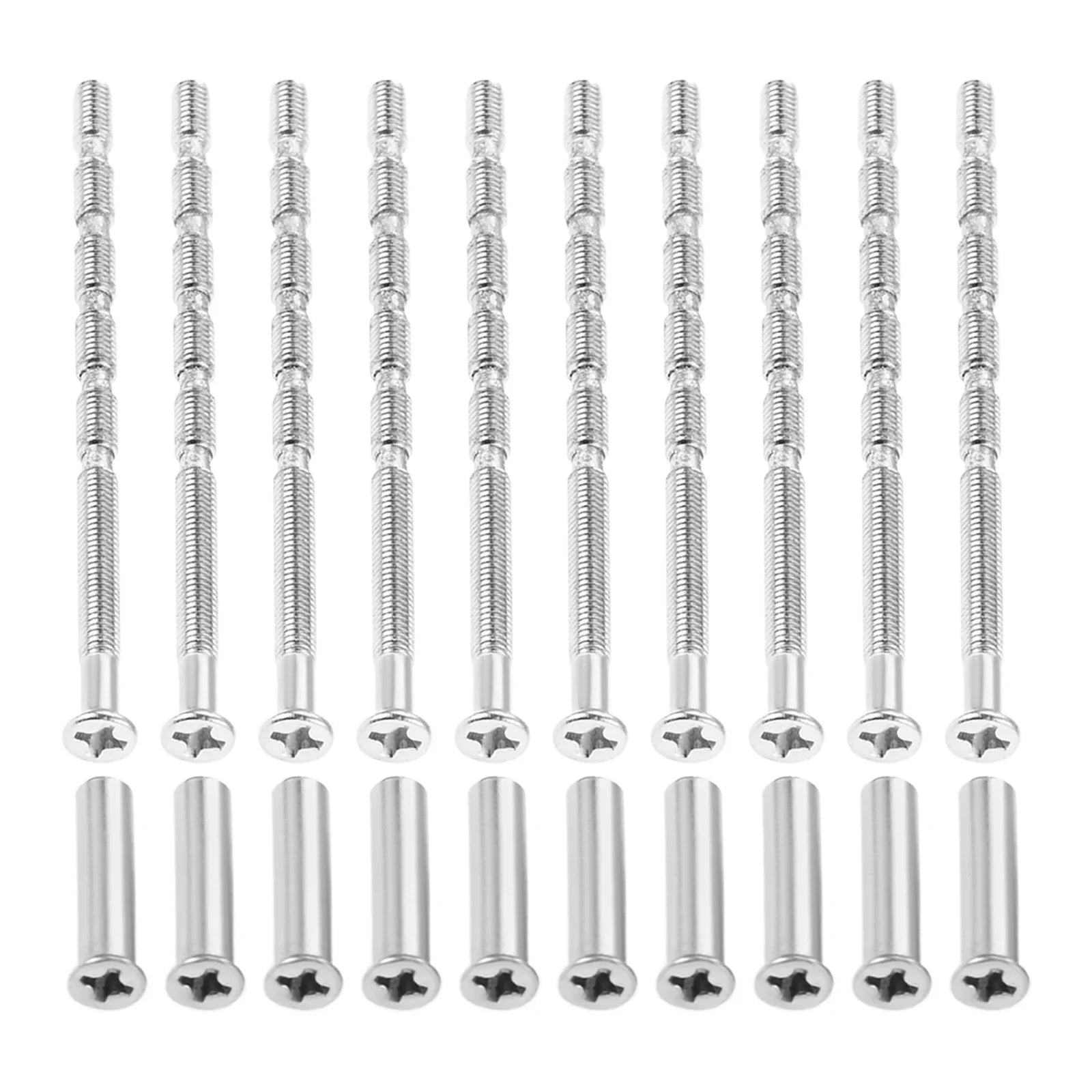 10 Sets M3*60mm Cross Countersunk Head Bamboo Screws with M3*16mm Nuts (5 Sections) for Knob Shades,terrace Knobs,door Knobs Oasis Select