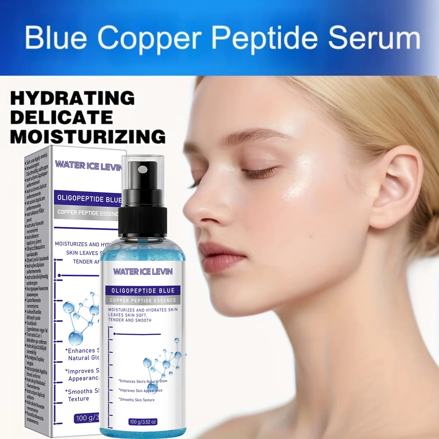 Copper Peptide Body Oil with Collagen – Moisturizing Skin Care Copper Peptide Body Oil Oasis Select