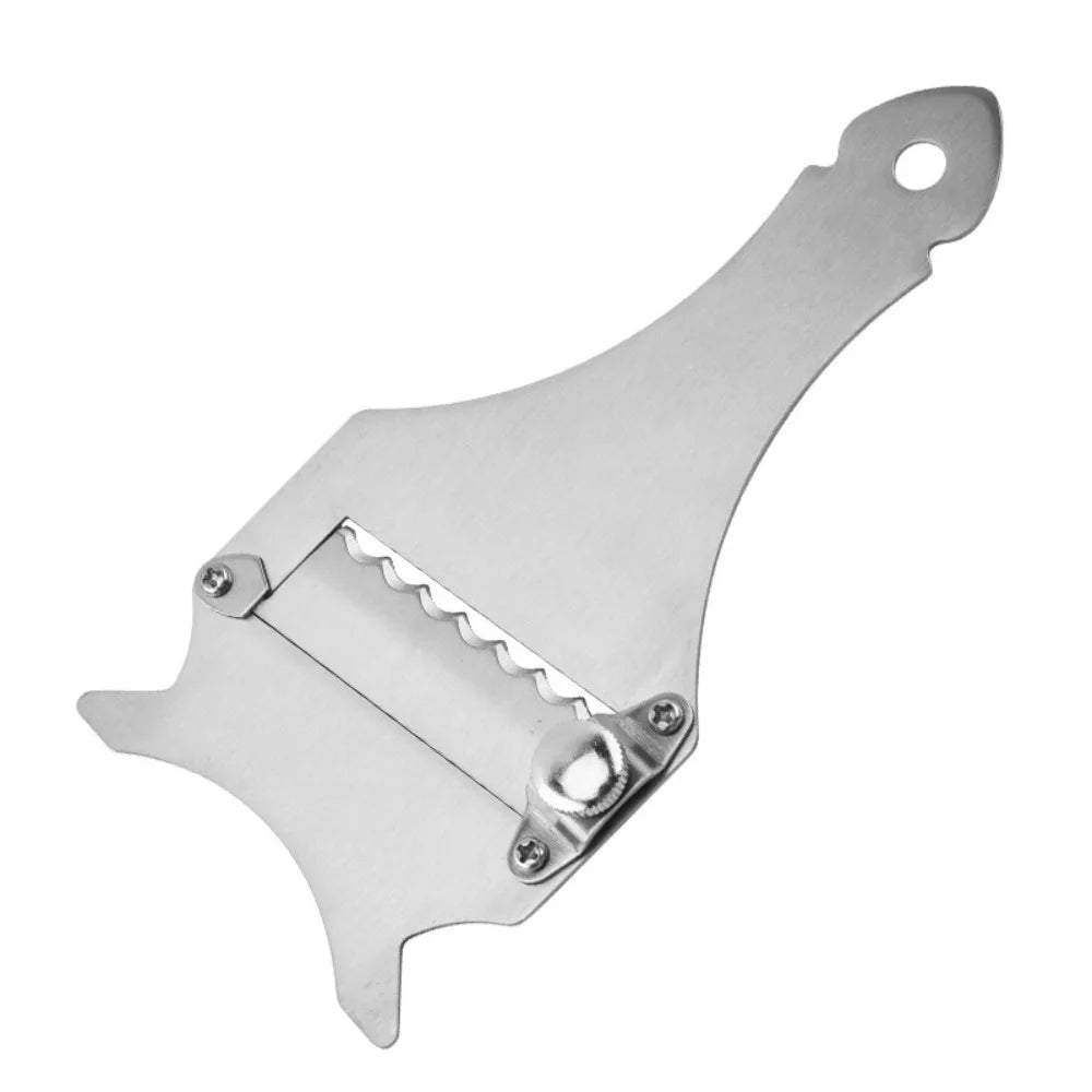 New Stainless Steel Truffle Butter Roll Slicer Slice Thickness Adjustable Chocolate Planer High Hardness Baking Cheese Planer Oasis Select Wave