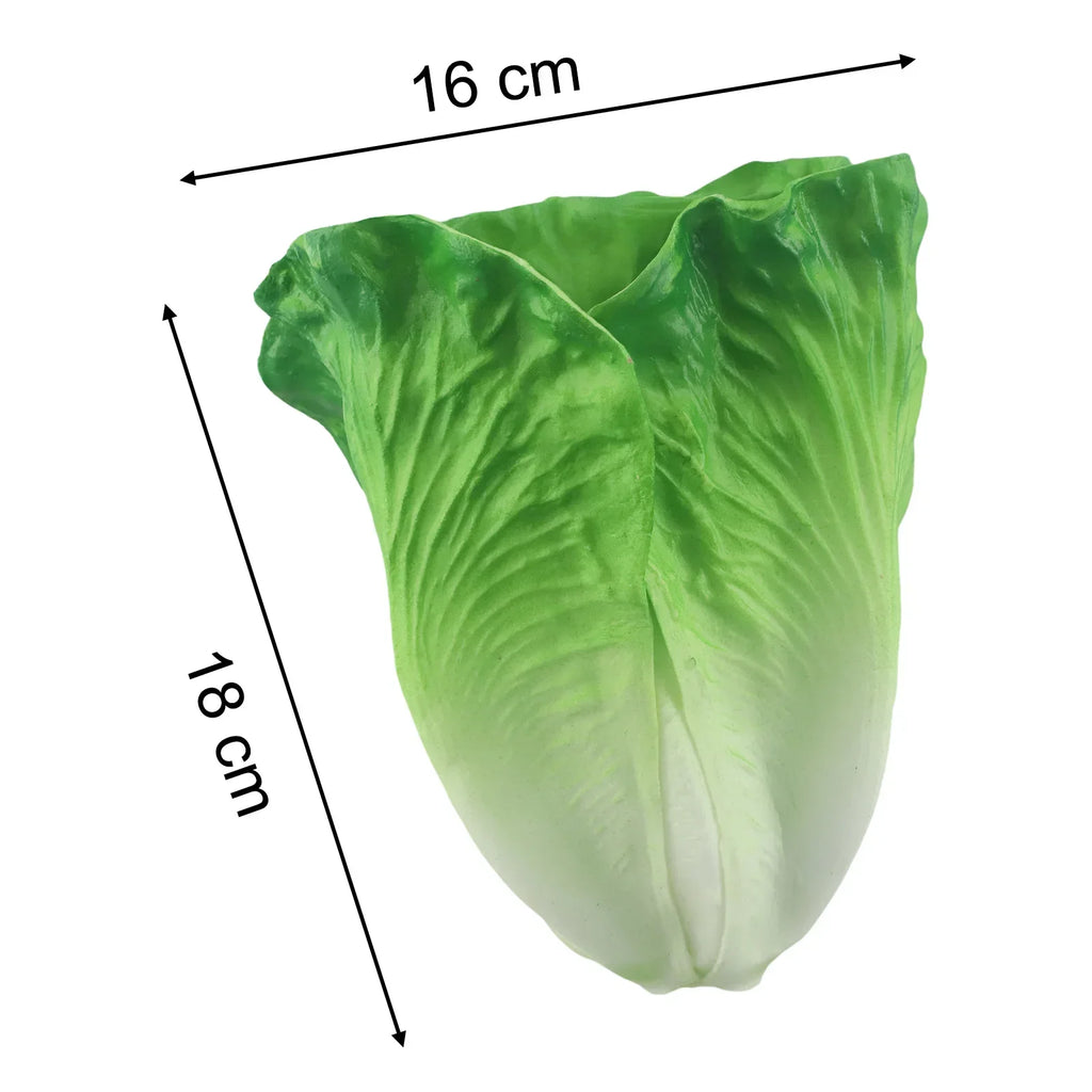 Simulation Lettuce Realistic Vegetable Decoration Lettuce PU Fake Vegetable For Weddings, Parties, Festivals,home Decor Oasis Select