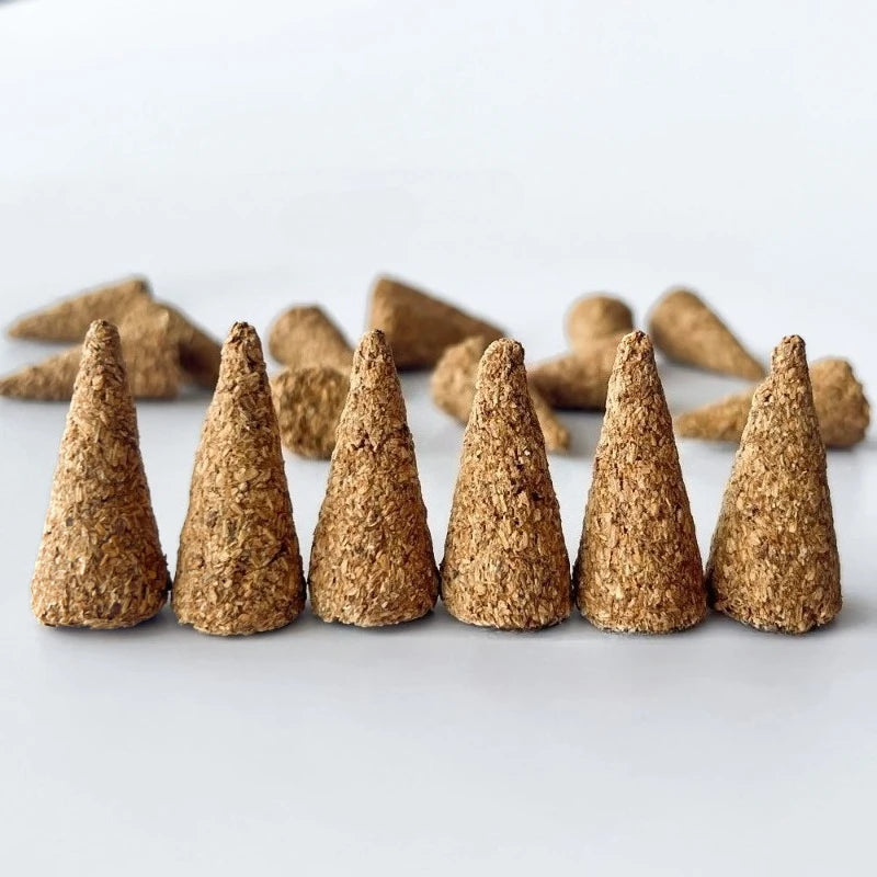 50PCS premium Palo Santo /White Sage fragrance cones, handmade, suitable for yoga meditation, reading and home office decoration Oasis Select