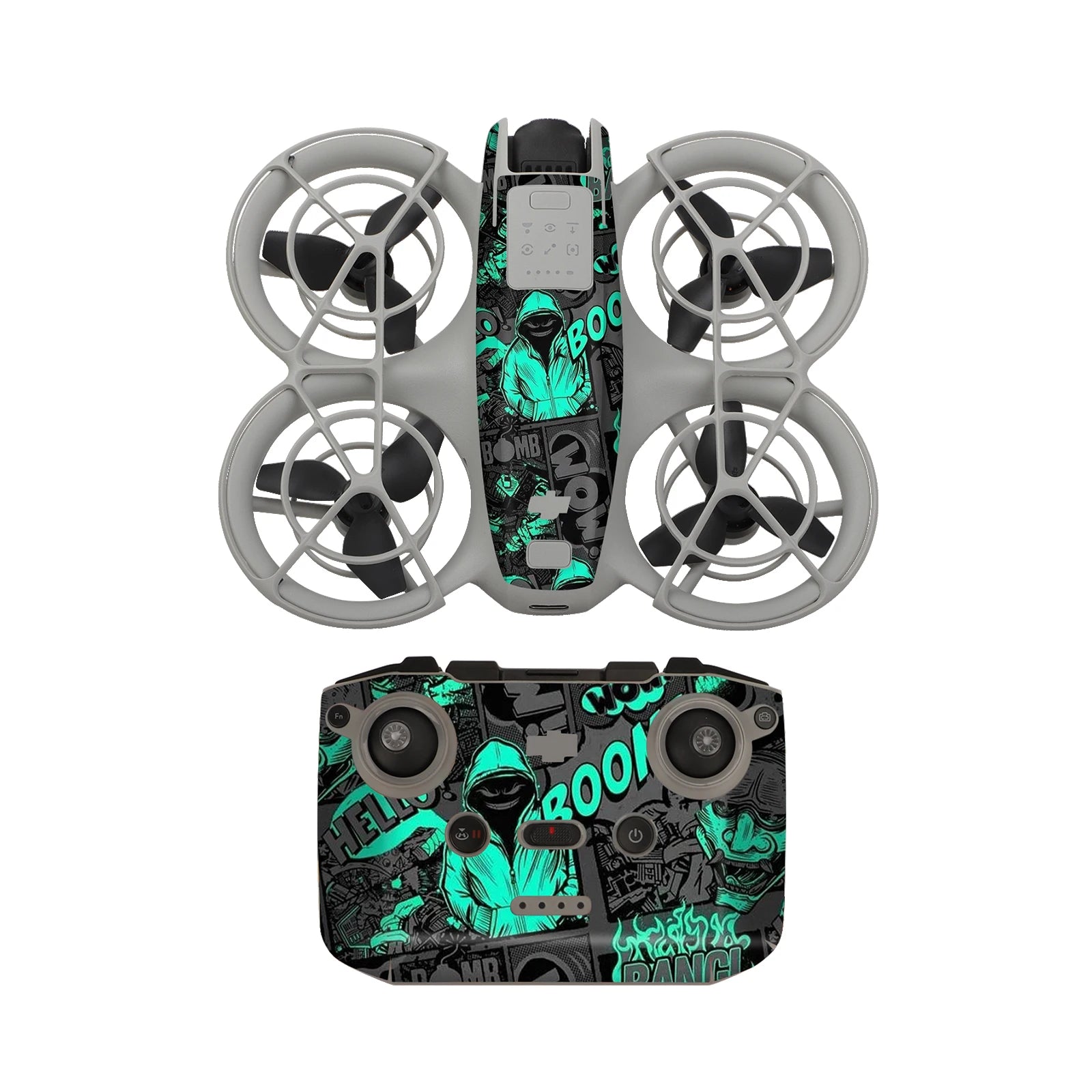 Sunnylife Is Suitable For DJI NEO Stickers PVC Body Remote Control Scratch Resistant Protective Film Accessories Oasis Select 1