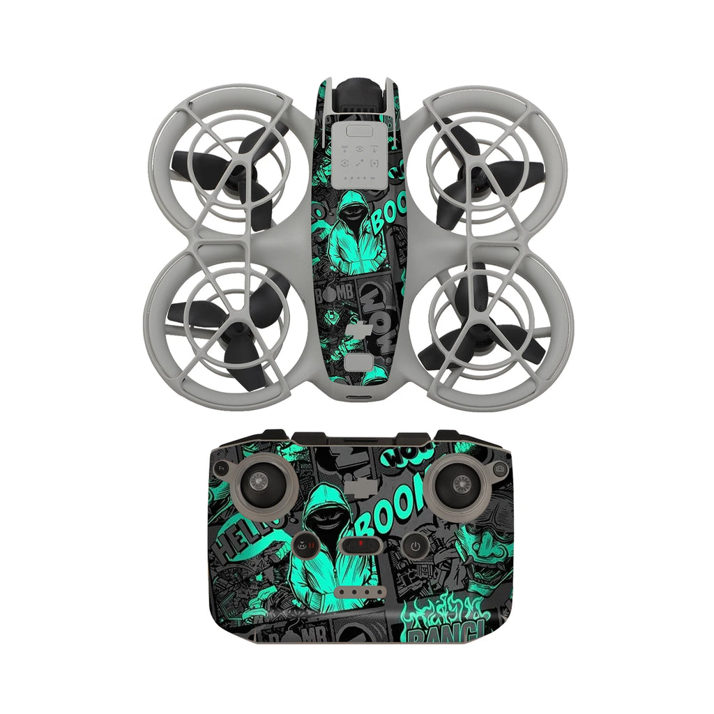 Sunnylife Is Suitable For DJI NEO Stickers PVC Body Remote Control Scratch Resistant Protective Film Accessories Oasis Select 1