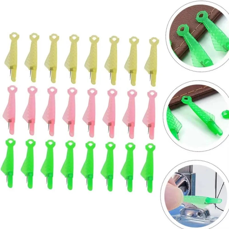 1-50Pcs Automatic Needle Threader DIY Tool Home Hand Sewing Machine Device Thread Auto Needle Cross Stitch Sewing Accessories Oasis Select
