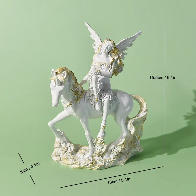 New Nordic Angel Ornaments, Home Desktop Decorations, Decorative Props, Angel Resin Handicrafts and Ornaments Oasis Select HXZ014