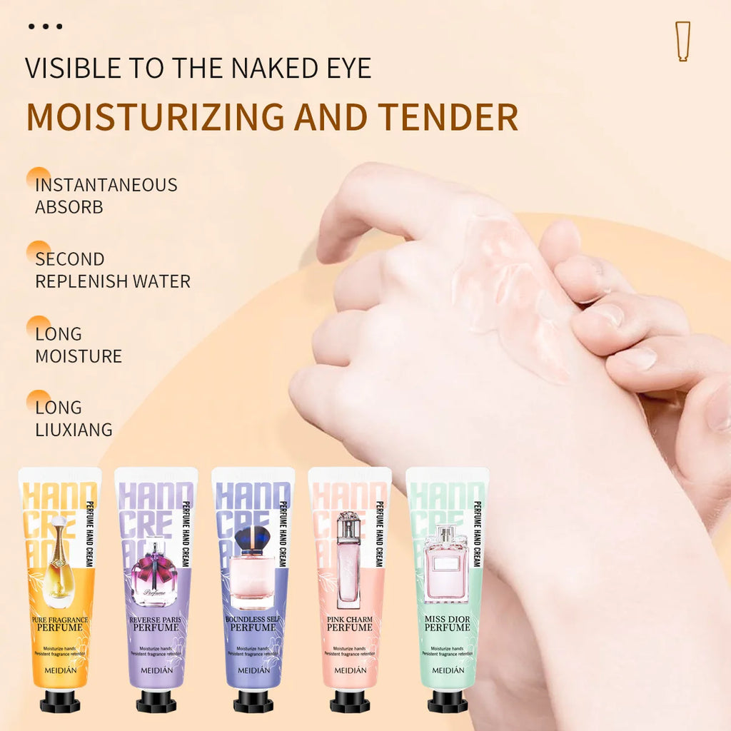 5-Pack Moisturizing Hand Cream Set – Hydrating & Fragrant Hand Cream Set Oasis Select