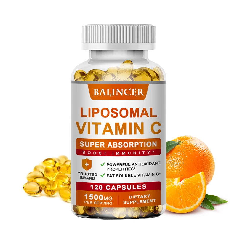 Vitamin C 1500mg + Zinc 20mg | 120 Capsules | Non-GMO