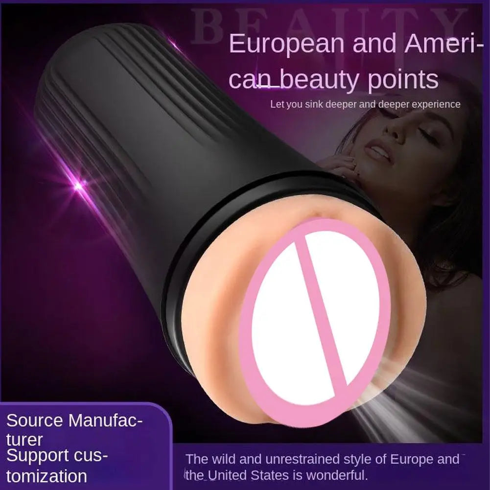 Jaysuing Male Masturbator Cup – Soft Silicone Pocket Stroker Male Masturbator Cup Oasis Select