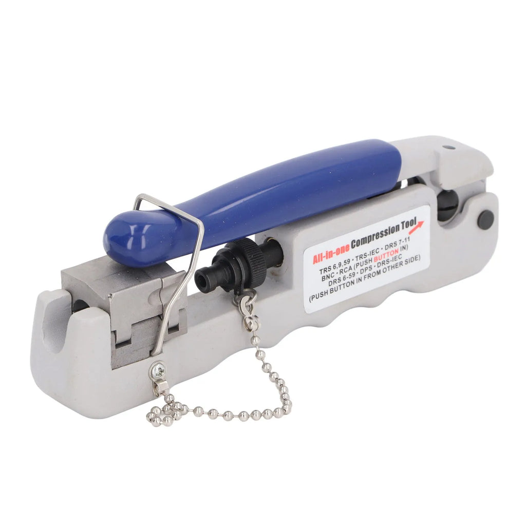 Multifunctional Coax Crimper Compression Tool for F BNC Connector RG58 RG59 RG62 Coaxial Cable Multifunctional Coax Crimper Oasis Select