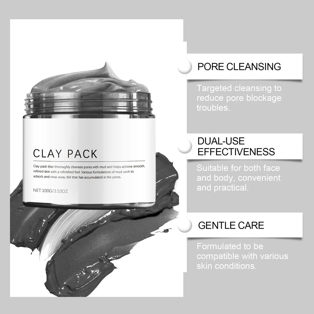Mineral Mud Face Mask – Cleanses, Softens & Smooths Skin 100g Mineral Mud Face Mask Oasis Select