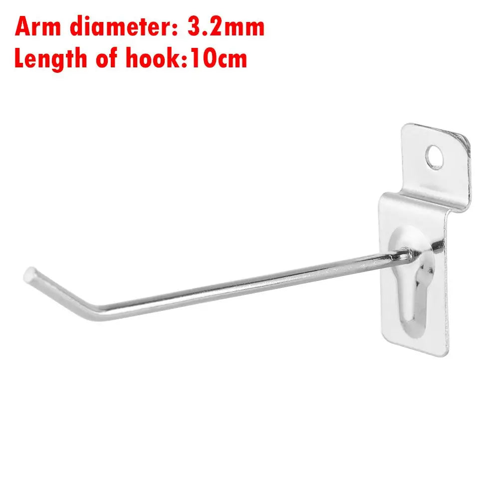 5Pcs Multi-function Storage Hanging Holder Display Hanger Single Pegboard Hook Retail Shop Goods Shelf Oasis Select 10cm