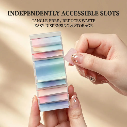 10-Slot Nail Transfer Paper Organizer | 3D Printed Storage Box Nail Art Organizer Oasis Select