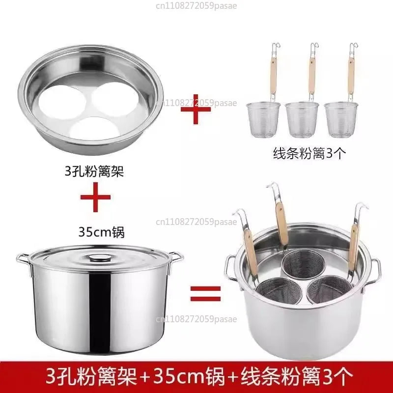 Large Stainless Steel Noodle & Soup Pot – Induction Ready
