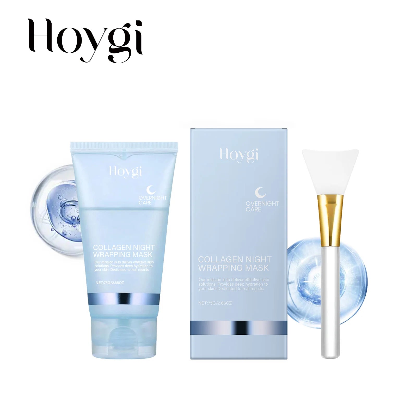 Hoygi Collagen Anti-Wrinkle Peel-Off Face Mask + Scraper