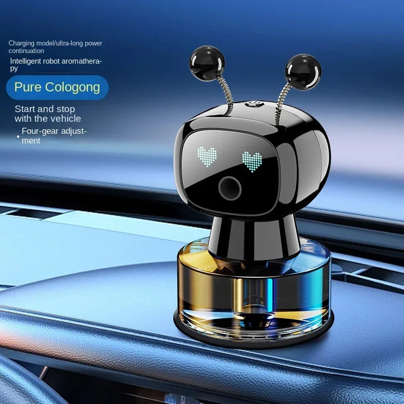 New Car Fragrance Robot Intelligent Aromatherapy Machine Car Perfume Seat High-end Air Purification Aromatherapy Deodorant Oasis Select Black Cologne